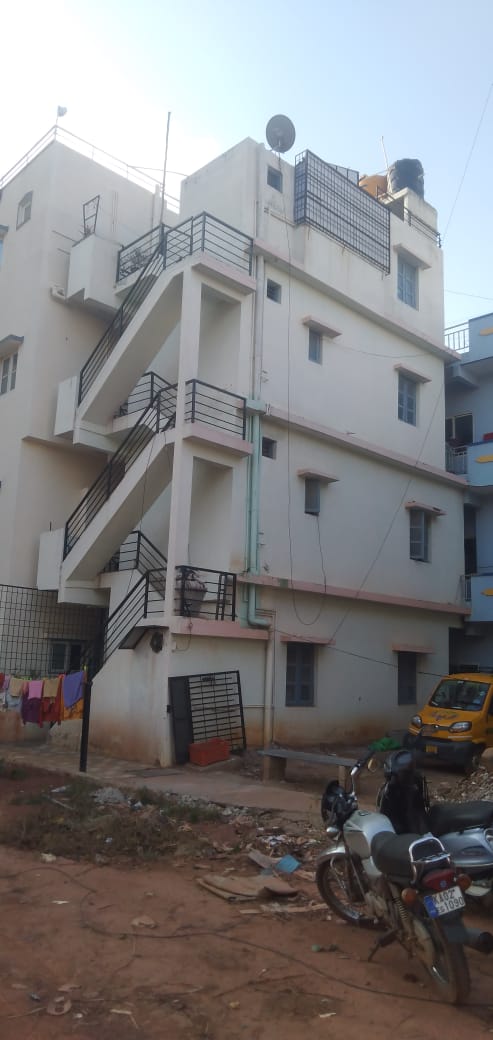 Street-facing view of the BDA building in Yelahanka New Town