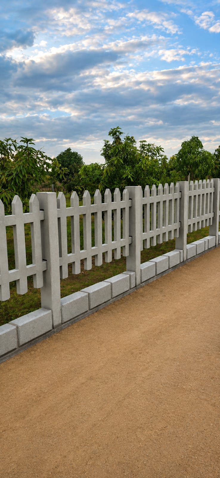 White picket fencing installed at ECOVARA